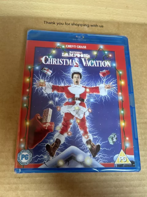 NATIONAL LAMPOON'S CHRISTMAS VACATION 1989 CHEVY CHASE BLU RAY New & Sealed