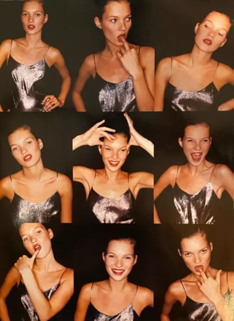 Lot of 40 Pages Magazine Print AD KATE MOSS SUPERMODEL 1990s nineties FASHION