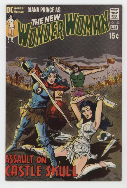 Wonder Woman 192 DC 1971 FN VF Mike Sekowsky Bondage Crucifixion GGA