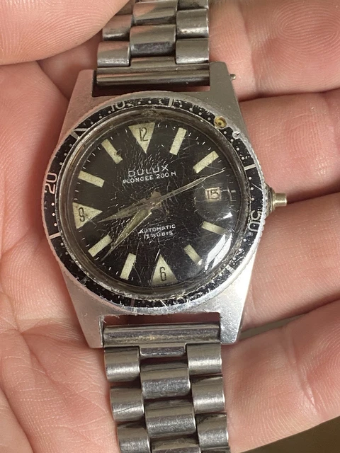 Montre De Plongée Vintage TODEX AUTOMATIC 200 Mètres - Années 1960, Automatique, Boîtier Acier - Occasion