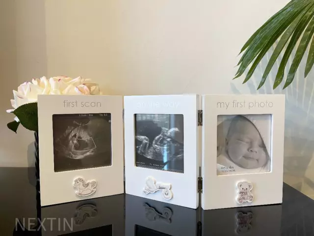 Baby First Photo Frame Ultrasound Picture Sonogram Baby Shower Newborn Gift