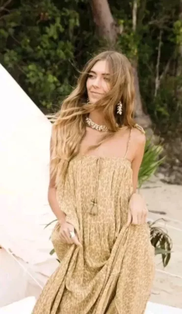 SPELL AND THE Gypsy Wild Thing Strappy MIDI Dress Size M 100.00 PicClick AU