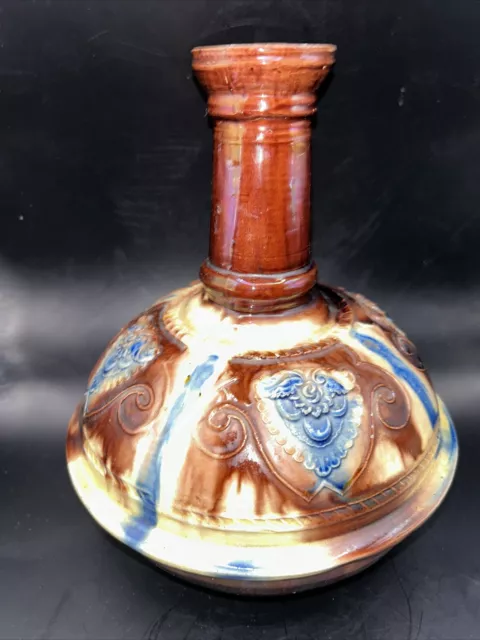 Antique Vintage 1930s Majolica 9.5”  Vase