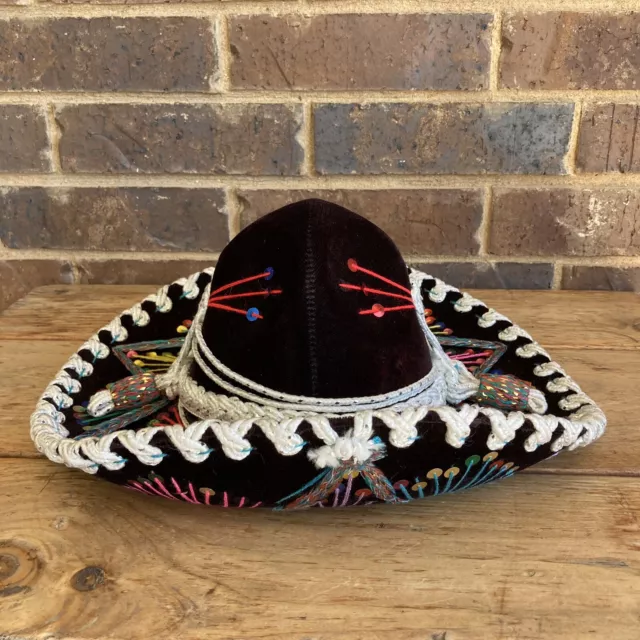 SSombreros Selene XXXXX Mexican Kids Sombrero Mariachi Hat Velvet READ