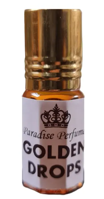 GOLDEN DROPS Perfume Oil by Paradise Perfumes - Gorgeous Fragrance Oil Scent 3ml