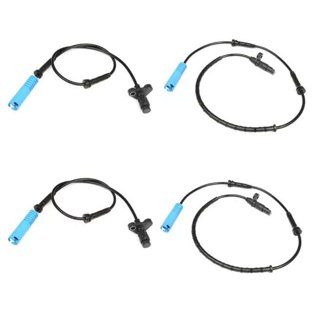 Set of 4 Front Rear Left Right ABS Wheel Speed Sensor for BMW E39 525 528 540