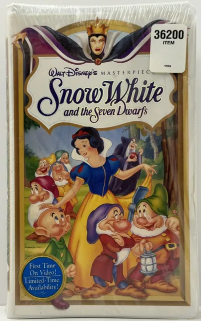 VTG 1994 Disneys Masterpiece Snow White & the Seven Dwarfs VHS Tape Sealed! New!