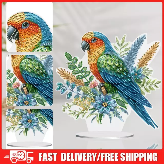 Parrot Diamond Painting Desktop Decoration Special Shape for Adults Beginner