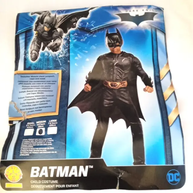 Rubies 's Batman Black Line Deluxe Kinderkostüm Kinder schwarz normal 702362-M