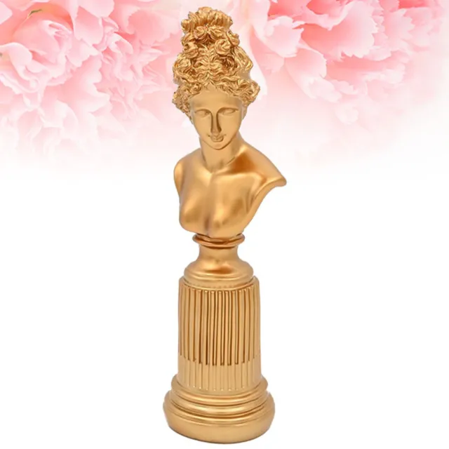1pc Goddess Sculpture Resin Sculptural Bust Figurine Collectibles