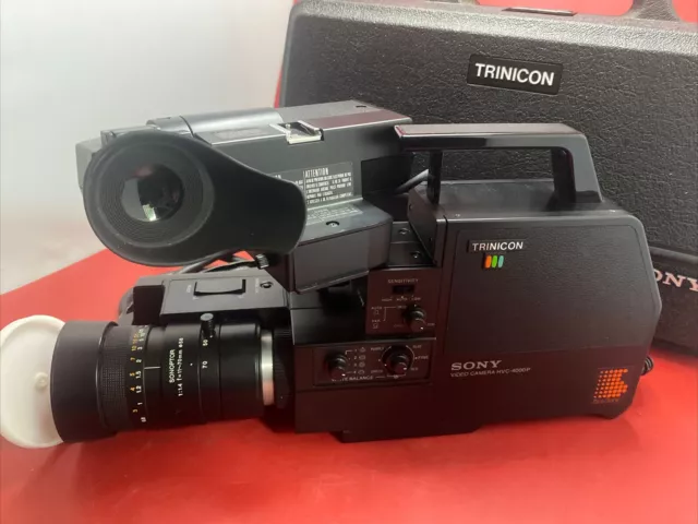 Cámara de video Sony Trinicon HVC-2000P SONY 1980 SIN PROBAR