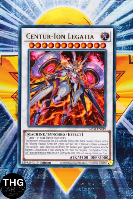 Centur-Ion Legatia VASM-EN019 1. Auflage ultra seltene Yugioh-Karte