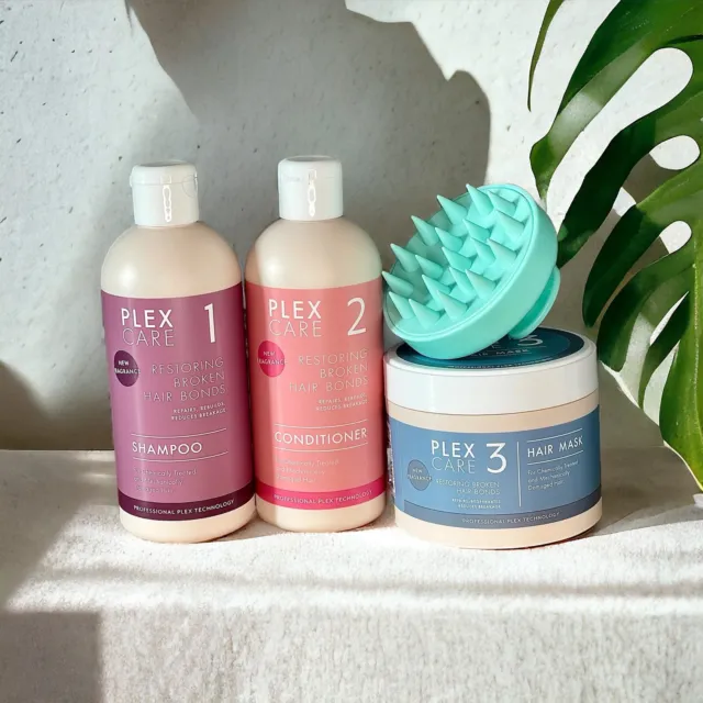 Plex Care Set*Shampoo 1* Conditioner 2*Hair Mask 3*Scalp Massage-Intensivpflege