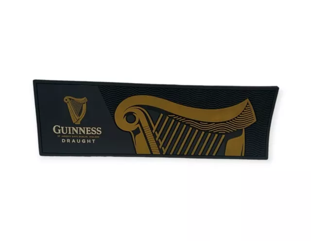 Guinness Bar Runner Mat Vintage Harp Dublin Ireland