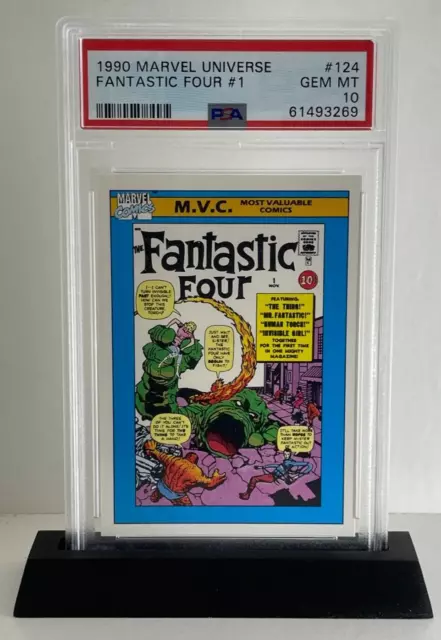 1990 Impel Marvel Universe Series 1: Fantastic Four #1 PSA 10 GEM MINT Iconic!