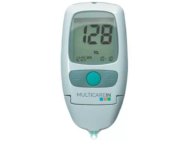 Multicare-En Home Test Metro para Glucosa/Colesterol/Triglicéridos