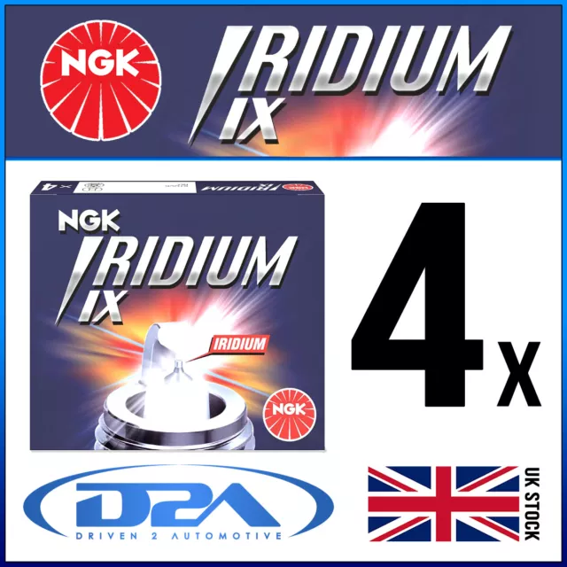 4x NGK IRIDIUM IX CR8EHIX-9 SPARK PLUGS HONDA CBF1000 Incl. ABS 1000 01/06 >