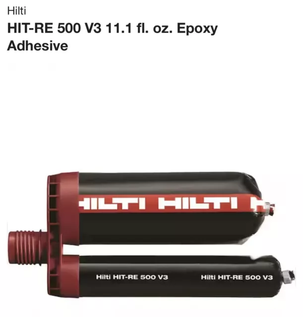 HILTI HIT-RE 500 V3 11.1oz/330ml #2123401 (exp. 9/30/24) !!!!!FREE SHIPPING!!!!!