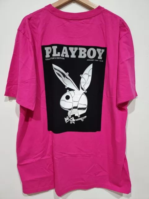 PLAYBOY JAN 1989 Cover Bunny T Shirt Neon Pink Men s XL BRAND NEW 79.48 PicClick UK