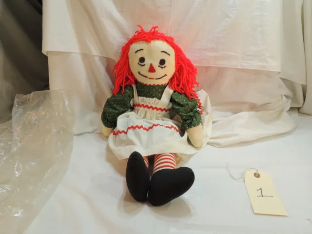 New Vintage RAGGEDY ANN by Playskool 22'' Plush Doll For Toddlers