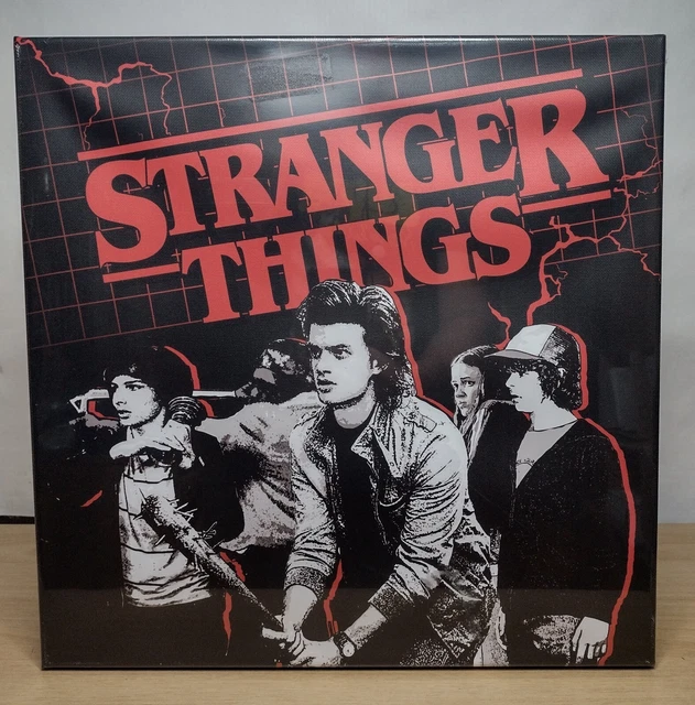 STRANGER THINGS CANVAS "ACTION READY" Netflix Wall Art New And Sealed