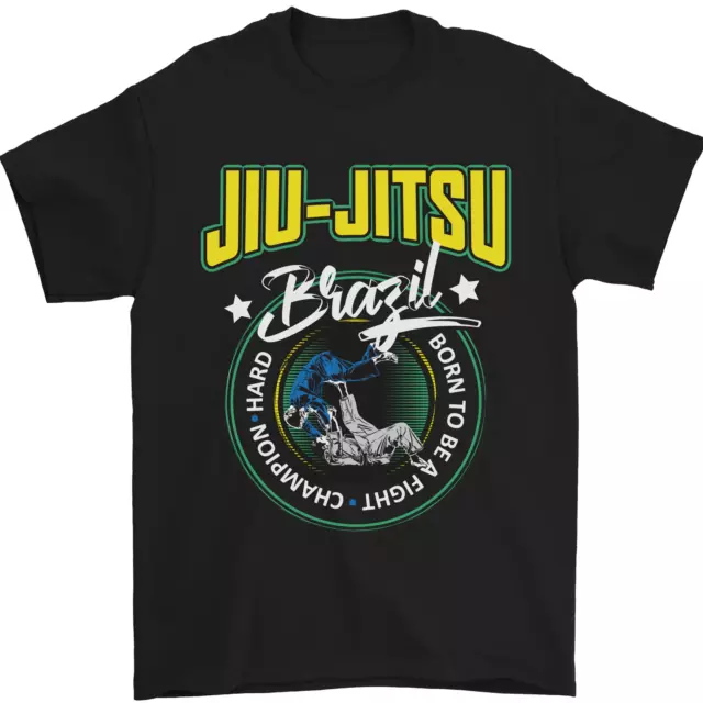 Jiu Jitsu Brazilian MMA Mixed Martial Arts Mens T-Shirt 100% Cotton