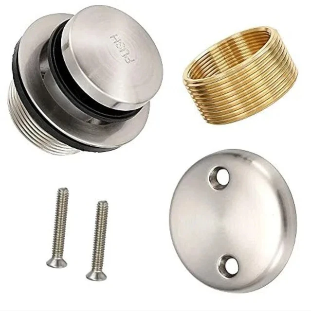 TIP TOE BATHTUB Tub Drain Assembly Conversion Kit Brushed Brass NEW 35