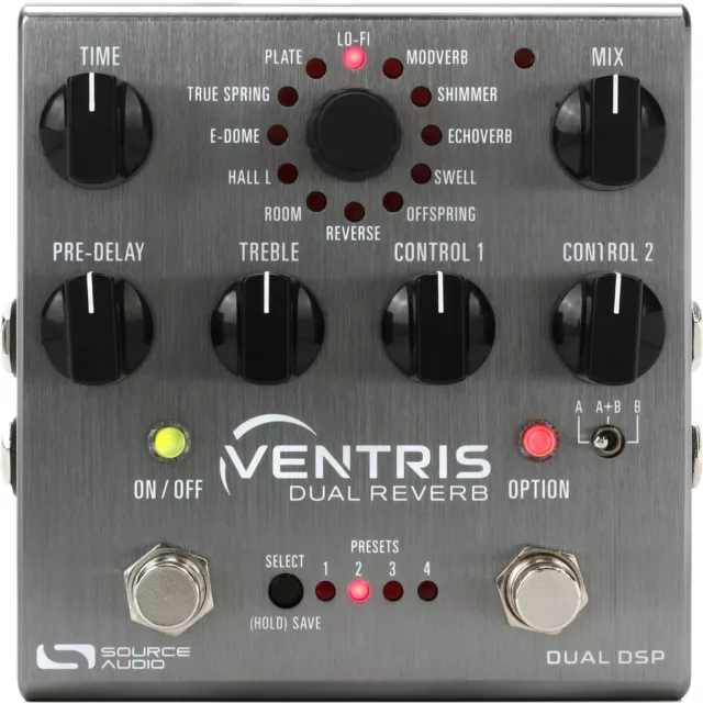 Source Audio Ventris One Series Dual Reverb Pedal