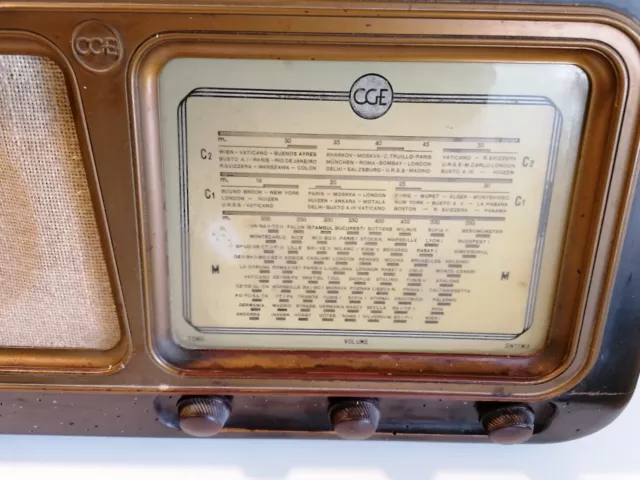 Radio CGE Modello 3105 Vintage anni 50 2