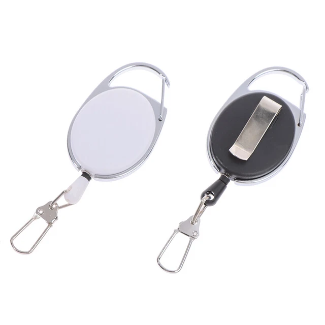 Anti-lost retractable keychain key chain horseshoe buckle easy pull buckle GA