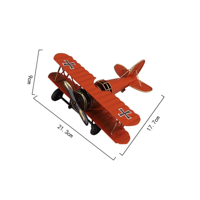 Aircraft Models Metal Airplane Decoration Cake Topper Small Toys