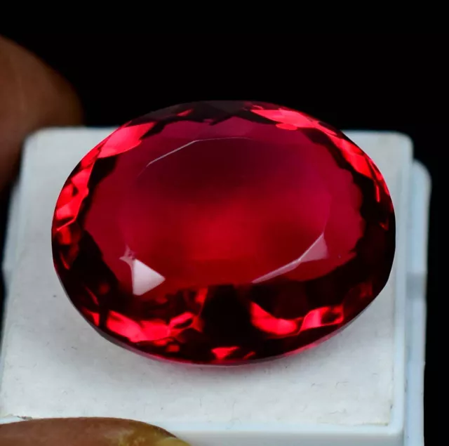 31.90 Ct AAA Grade Natural Red Noble Spinel Loose gemstone Oval cut Certified