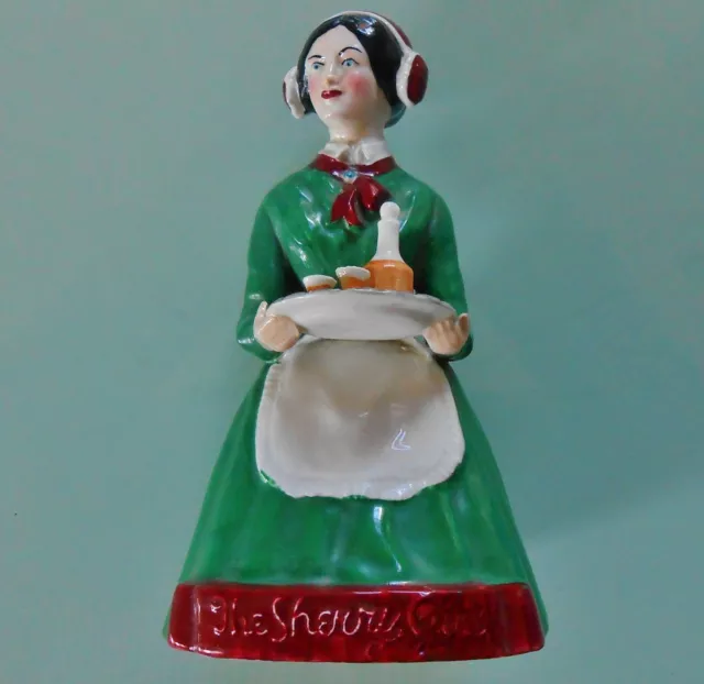 The Sherry Girl ~ Advertising Figurine ~ Burleigh Ware ~ English China ~Deco Era