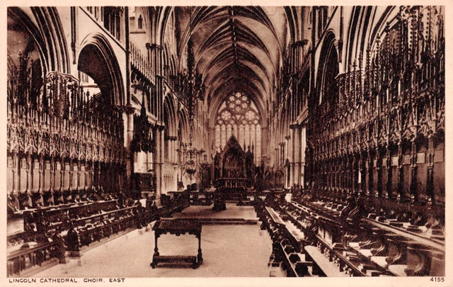 R249317 Chor. Osten. Lincoln Kathedrale. Photochrom. Alle britische Produktion