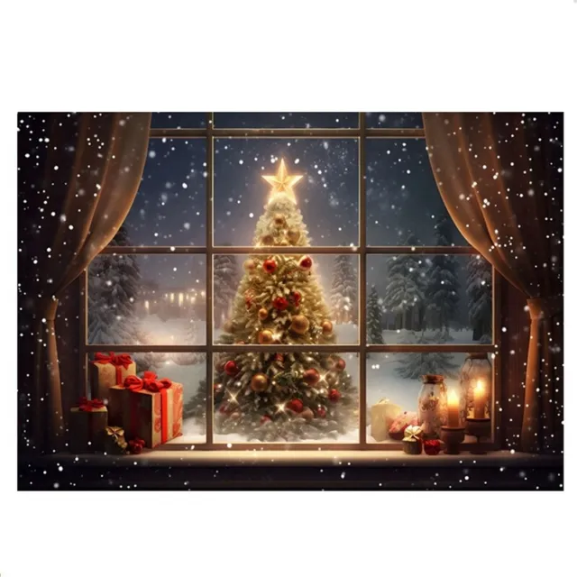Iridescent Holographic & Multi Colour LED Christmas Tree Light Display -  1.1m, Christmas Lights
