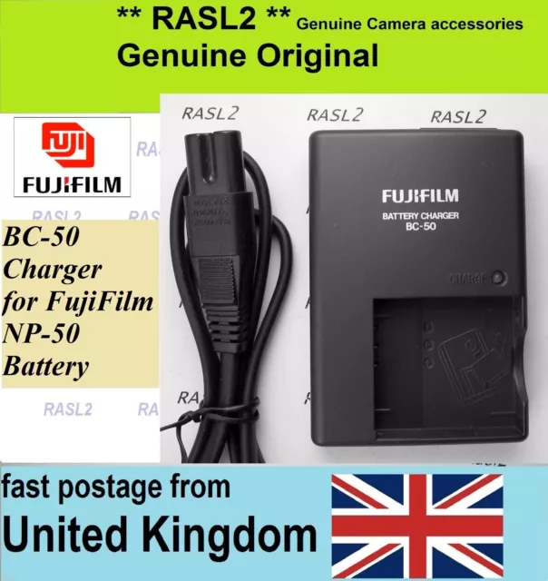 Genuine FujiFilm BC-50 Charger For NP-50,NP-50A, X10, X20,XF-1, FinePix F900exr