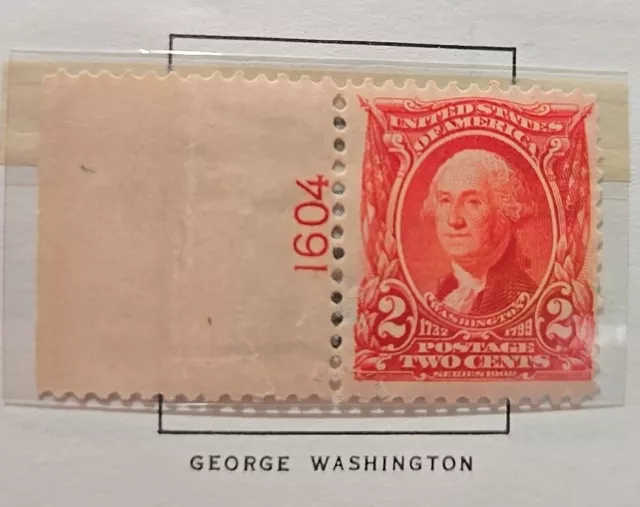 GEORGE WASHINGTON  2 CENT STAMP. Perfect CONDITION.