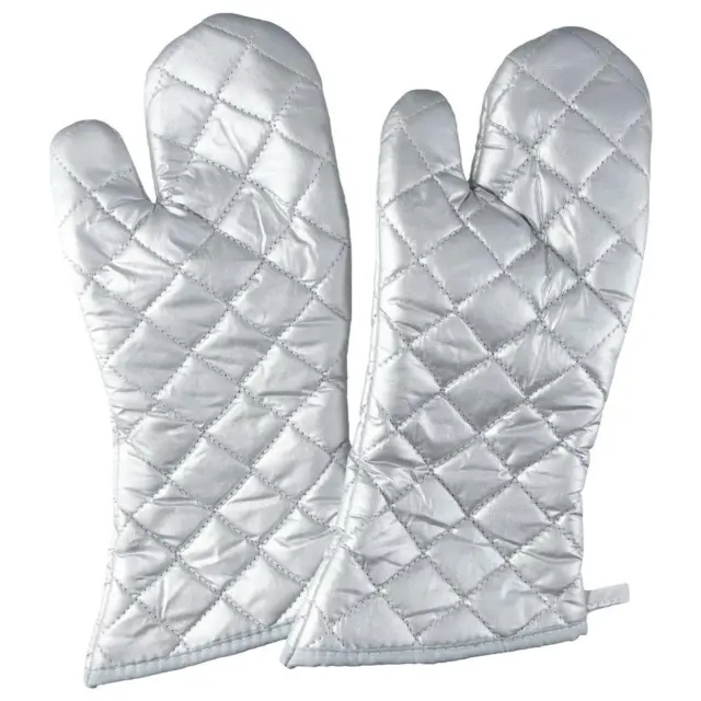 Cotton Lining Oven Glove 1 Pair Kitchen Gloves Quilted Oven Mitts  Cooking