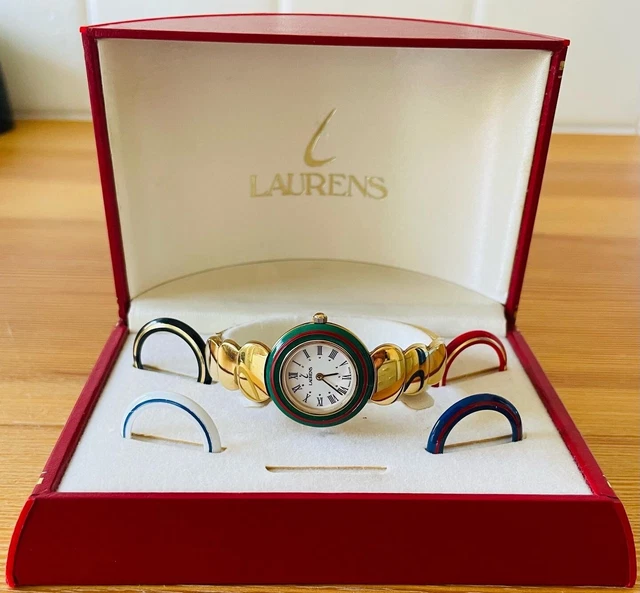 orologio Donna Laurens Vintage con ghiere colorate (stile Gucci)