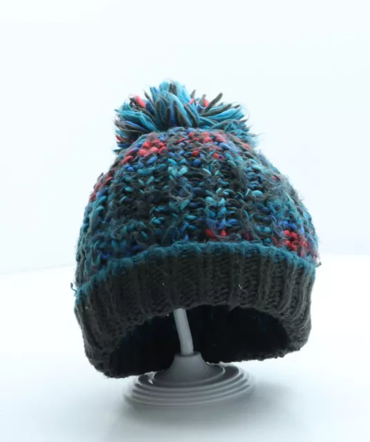 Nutmeg Boys Blue Acrylic Bobble Hat One Size - UK Size 3-6 years