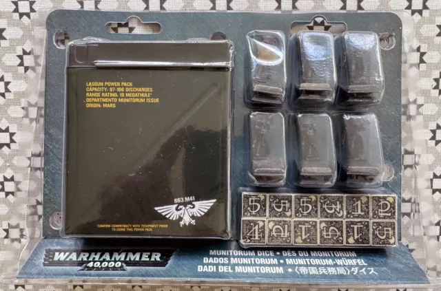 Games Workshop Citadel Warhammer 40K Oop Munitorum Dice