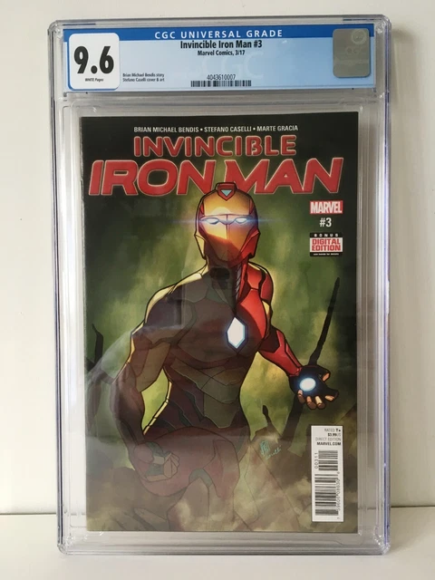 Invincible Iron Man #3 CGC 9.6 1st Reference Ironheart Riri Williams 2017 Bendis
