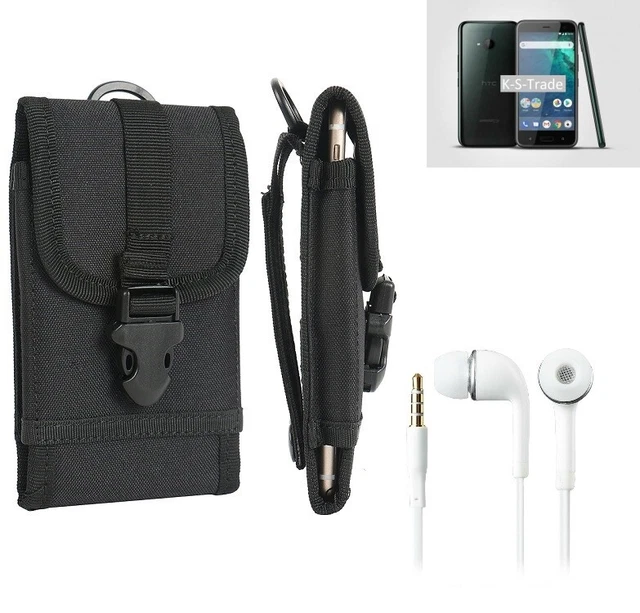 Étui à Ceinture Pour HTC Desire 22 Pro - Housse Holster En Similicuir Et Feutre (Neuf)