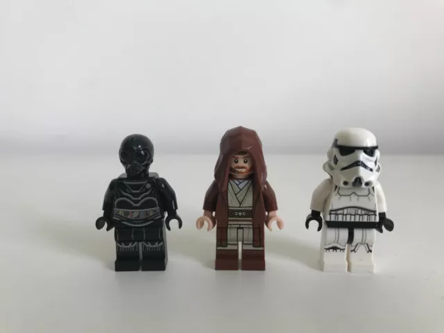 Lego star wars - Lot de minifigures Obi Wan Kenobi - Droide NI-L8 - Stormtrooper