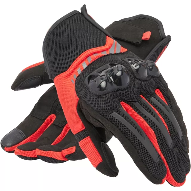 Sommer Motorrad Handschuhe - Dainese Mig 3 Air Tex - Touchscreen kurz