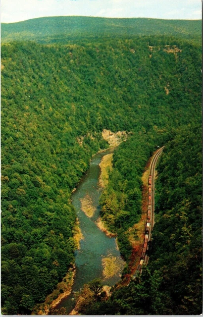 North View Pennsylvanias Grand Canyon Lookout Harrison State Park Pa Postcard