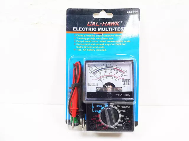 Multi Meter Electric Continuity Tester Volt Amp Testers Electrical Handheld Ohm