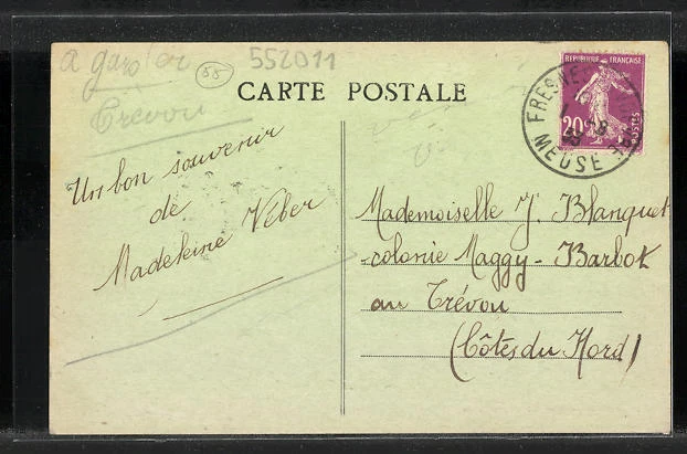 CPA Fresnes-en-Woevre, Groupe colaire 1933 2