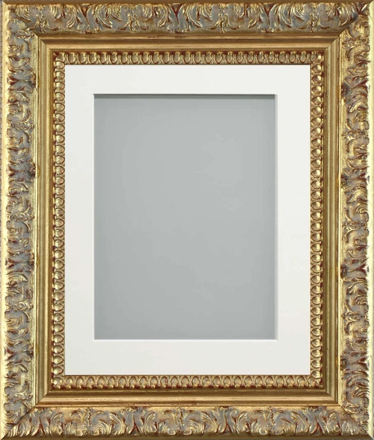ORNATE GOLD PHOTO Frames CAVENDISH Range Wooden and Choice of Card
