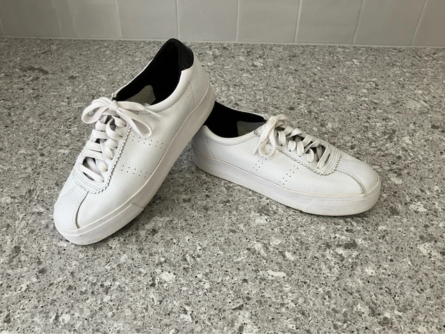 SUPERGA LACE UP ROSE gold shiny fleck sneakers. 50.00 PicClick AU